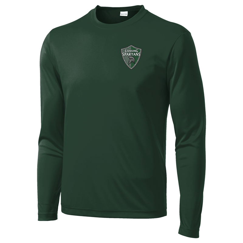 Lansing Spartans Long Sleeve PosiCharge Competitor Tee