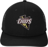 Mercer Chiefs New Era Snapback Low Profile Trucker Cap