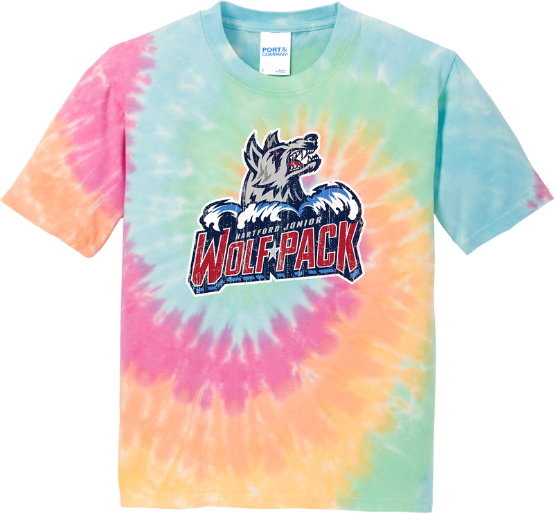 Hartford Jr. Wolfpack Youth Tie-Dye Tee