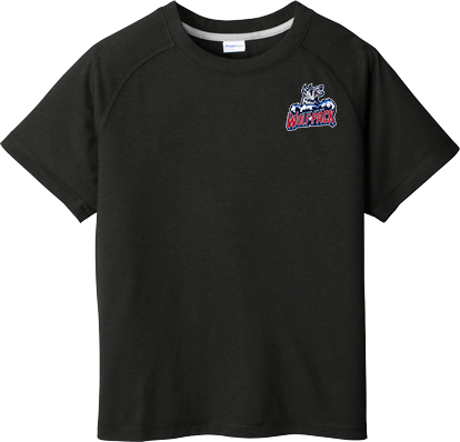 Hartford Jr. Wolfpack Youth PosiCharge  Tri-Blend Wicking Raglan Tee