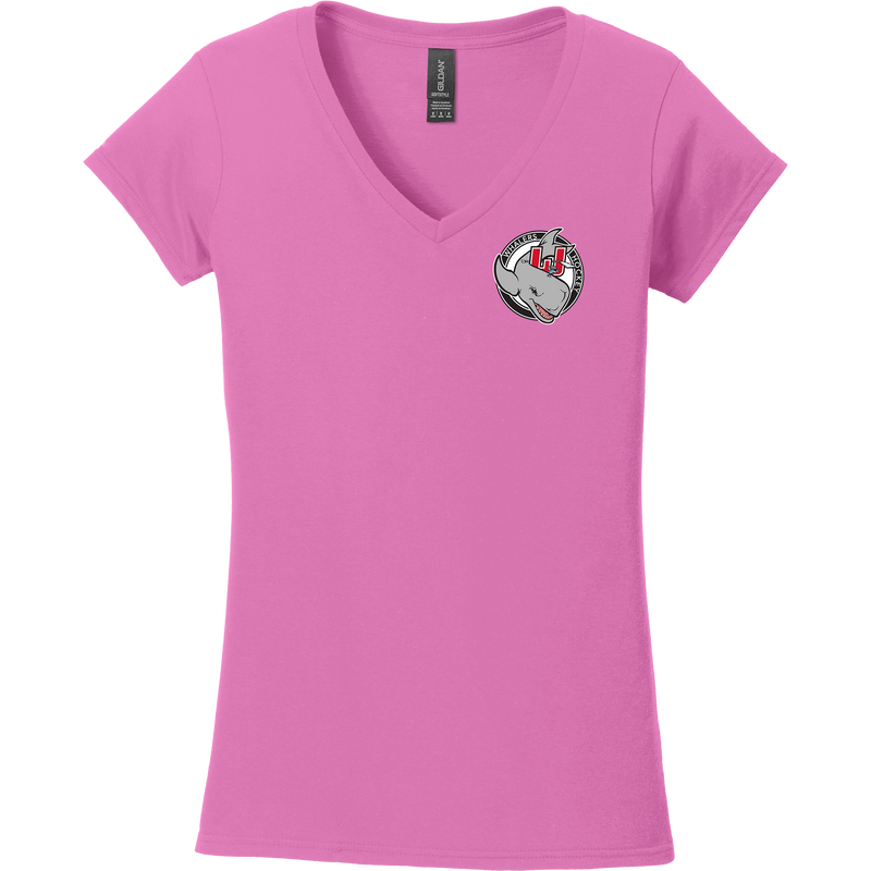 CT Whalers Tier 2 Softstyle Ladies Fit V-Neck T-Shirt