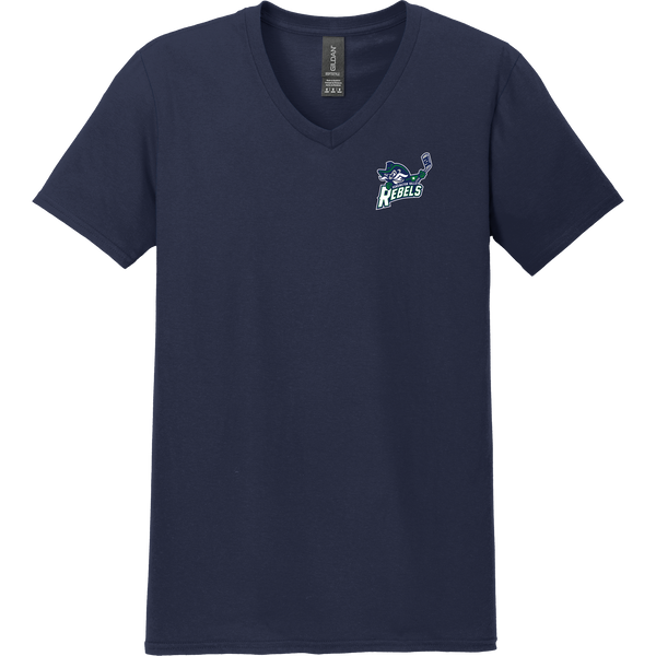 Kensington Valley Rebels Softstyle V-Neck T-Shirt