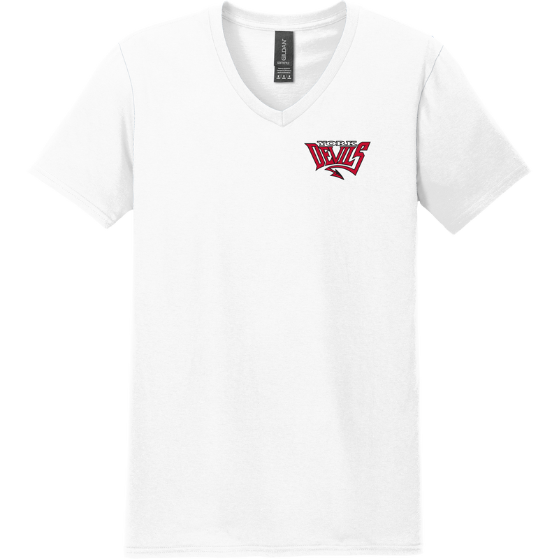 York Devils Softstyle V-Neck T-Shirt