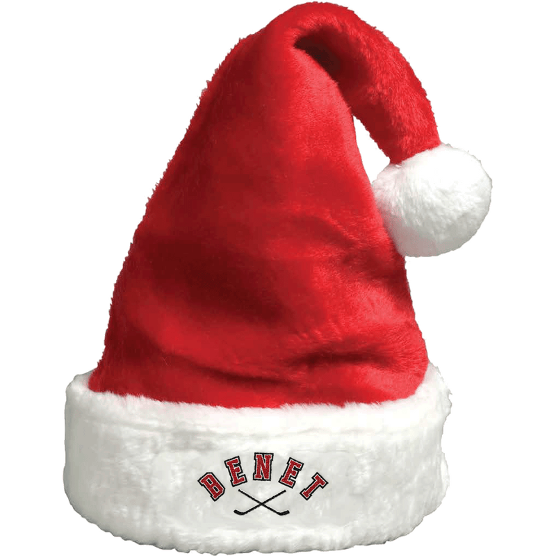 Benet Hockey Plush Santa Hat