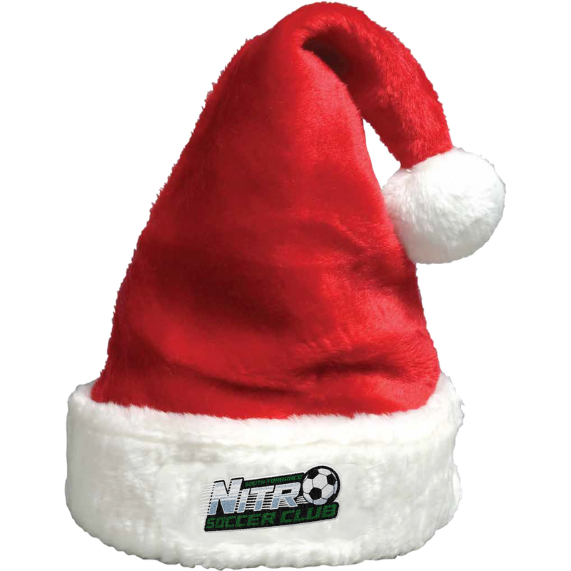 Nitro Soccer Plush Santa Hat