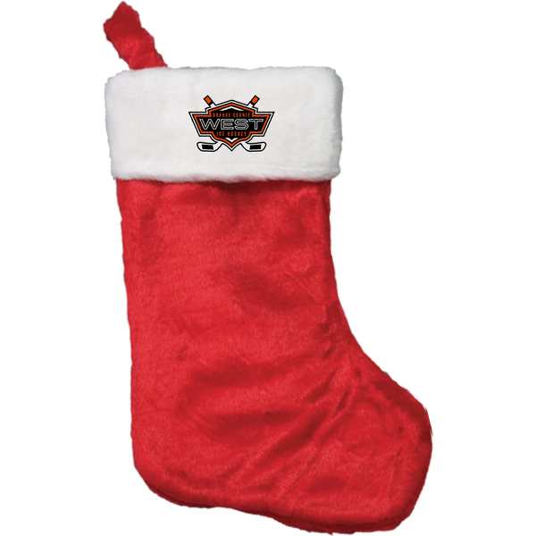 Orange County West Plush Christmas Stocking