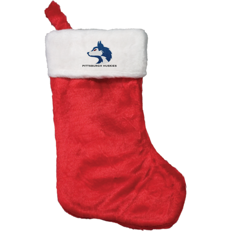 Pittsburgh Huskies Plush Christmas Stocking