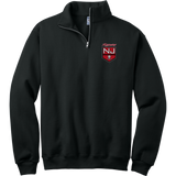 NJ Raiders NuBlend 1/4-Zip Cadet Collar Sweatshirt