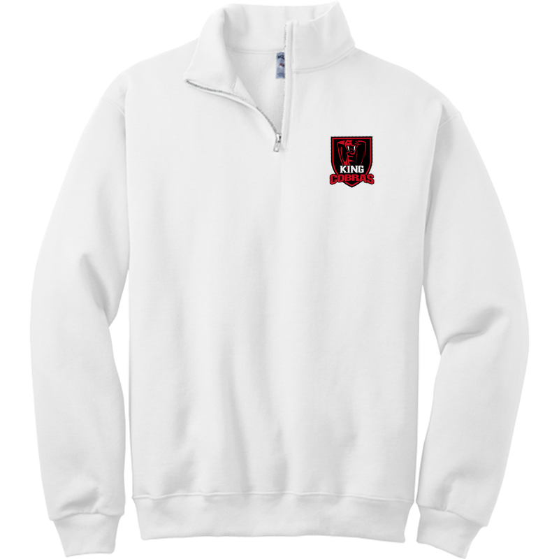 King Cobras NuBlend 1/4-Zip Cadet Collar Sweatshirt