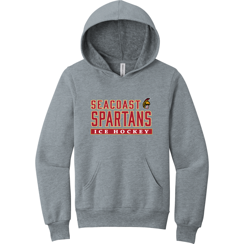 Seacoast Spartans Youth Sponge Fleece Pullover Hoodie