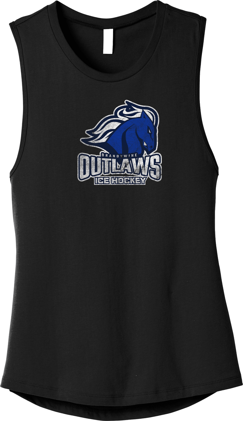 Brandywine Outlaws Womens Jersey Muscle Tank