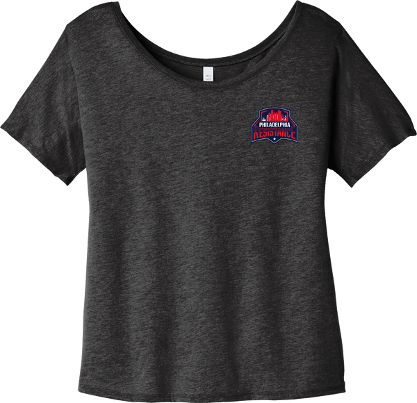 Philadelphia Resistance Womens Slouchy Tee