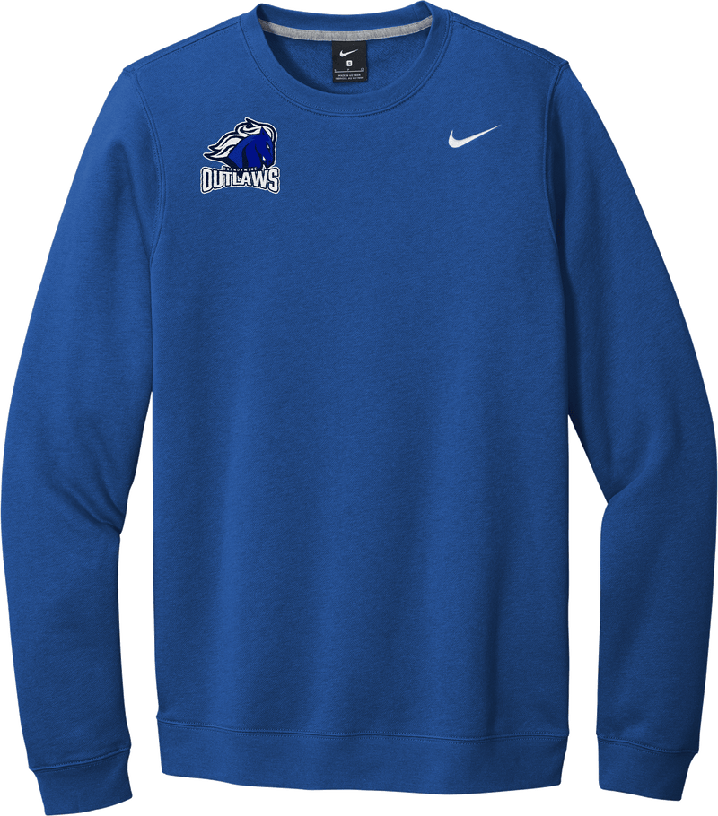 Brandywine Outlaws Nike Club Fleece Crew