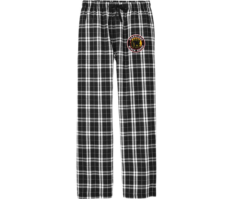 Maryland Black Bears Flannel Plaid Pant