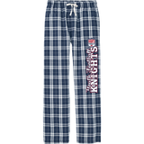 Knights Youth Football Flannel Plaid Pant