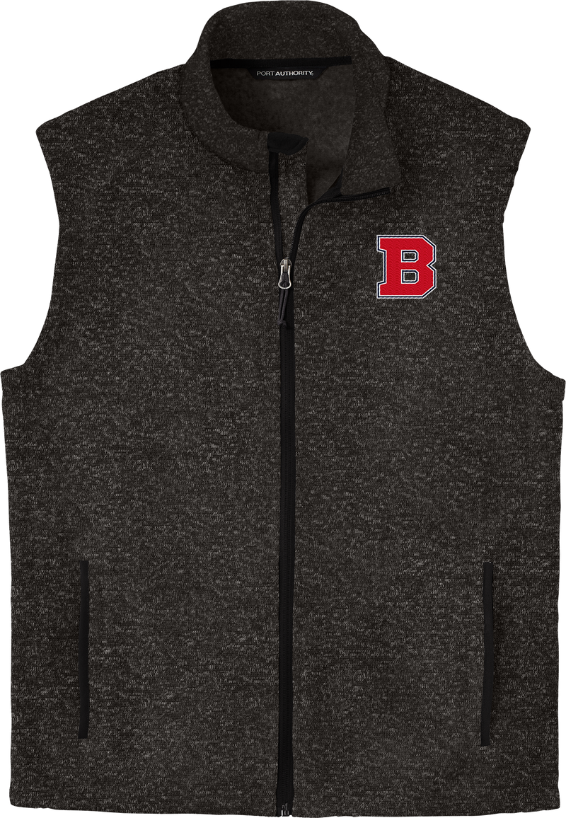 CT Bobcats Sweater Fleece Vest