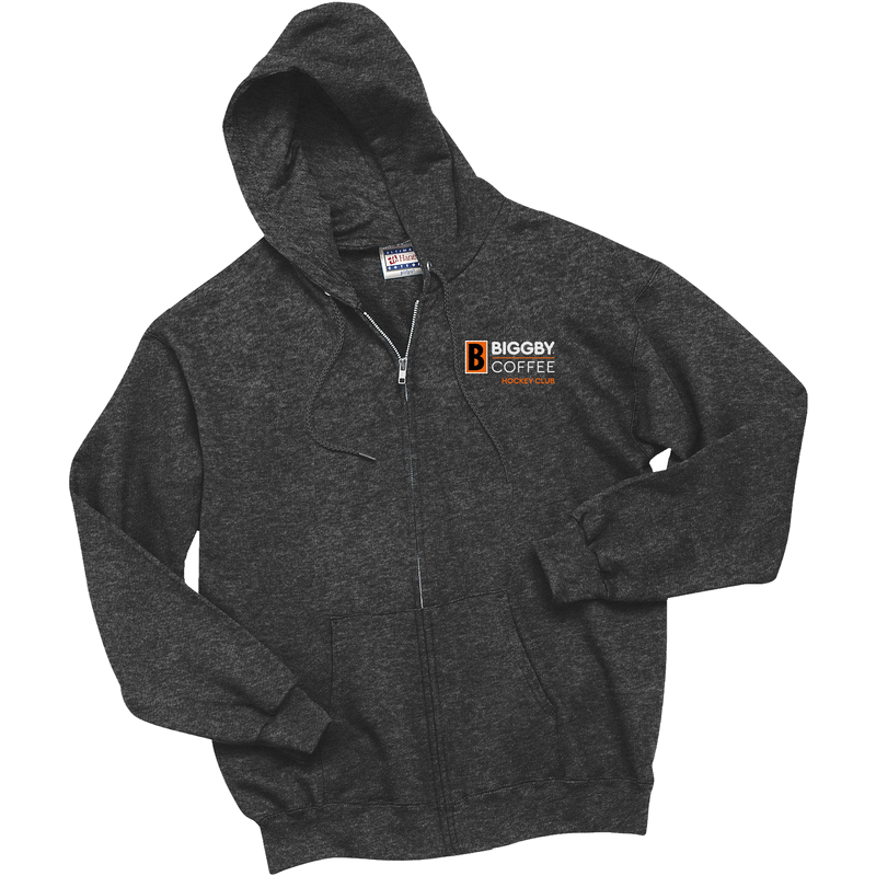 Biggby Coffee Hockey Club Ultimate Cotton - Full-Zip Hooded Sweatshirt