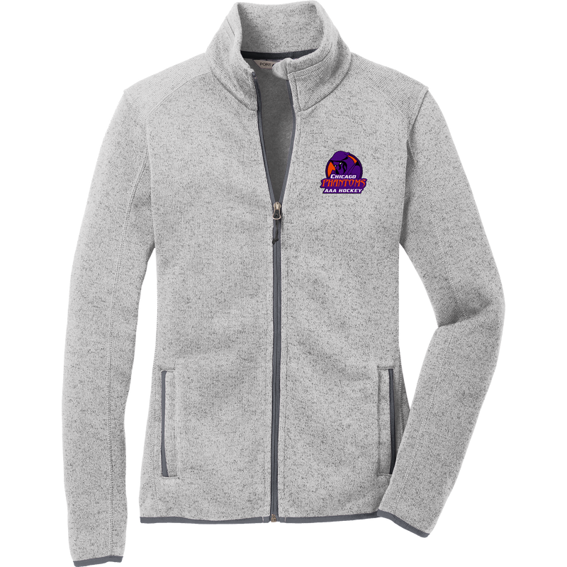 Chicago Phantoms Ladies Sweater Fleece Jacket