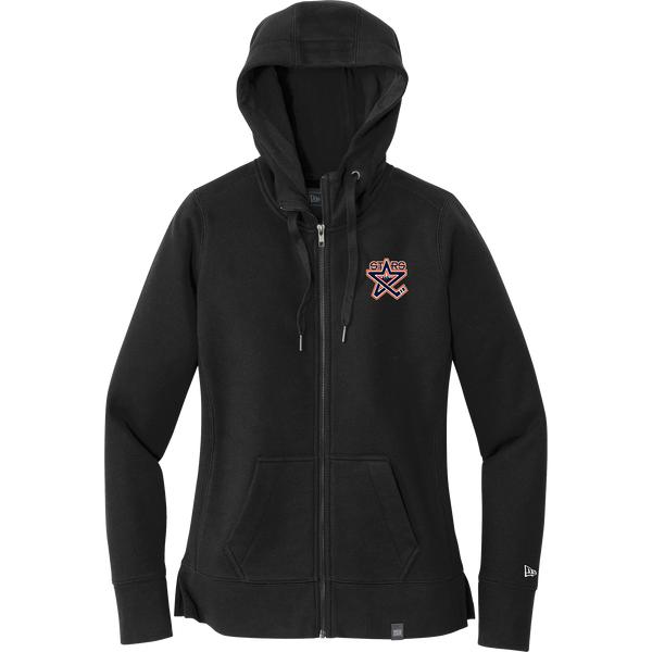 NY Stars New Era Ladies French Terry Full-Zip Hoodie