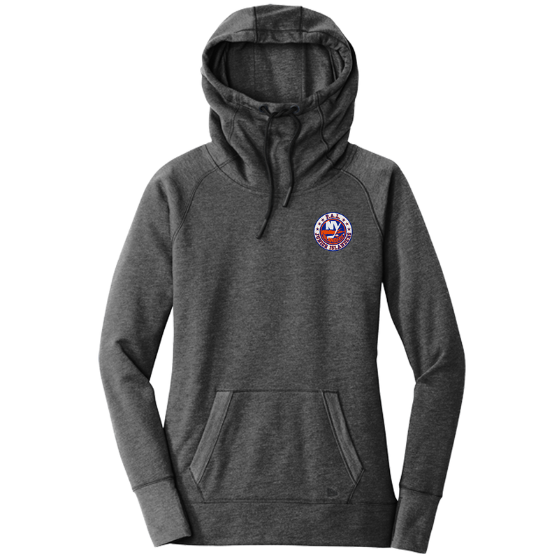 PAL Jr. Islanders New Era Ladies Tri-Blend Fleece Pullover Hoodie