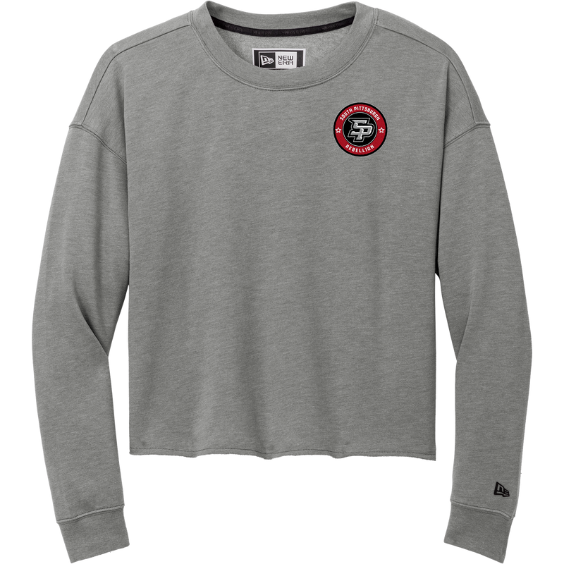 South Pittsburgh Rebellion New Era Ladies Tri-Blend Fleece Crop Crew