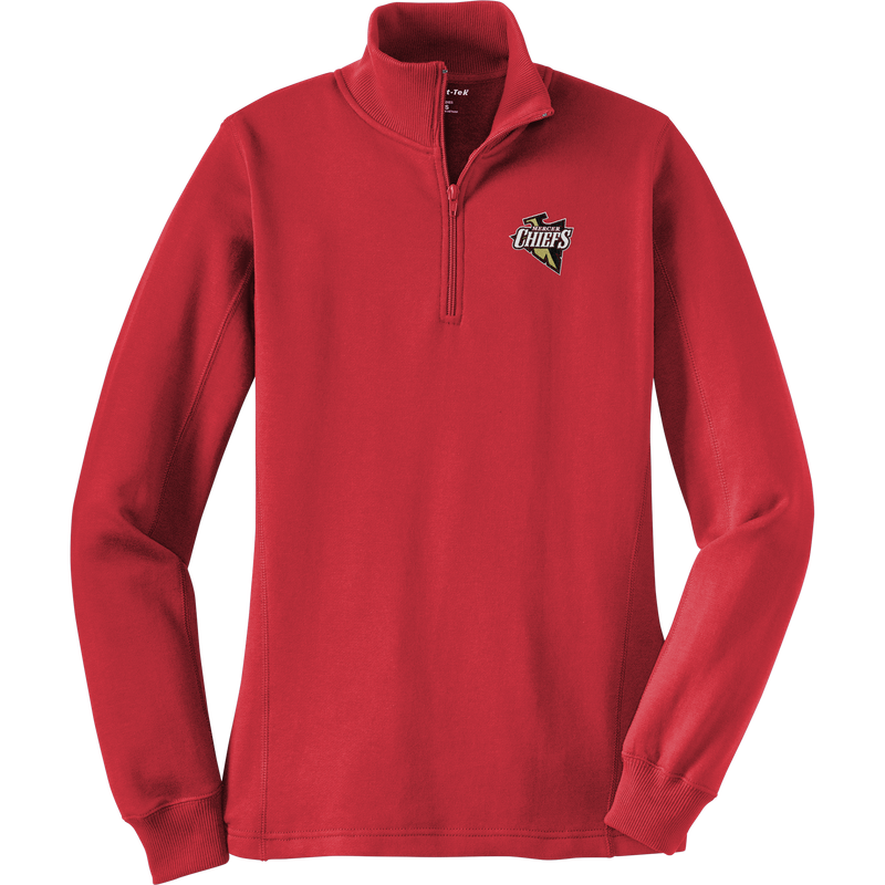 Mercer Chiefs Ladies 1/4-Zip Sweatshirt