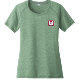 CT Whalers Tier 1 Ladies PosiCharge Tri-Blend Wicking Scoop Neck Raglan Tee