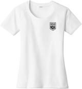 NGHL Ladies PosiCharge Tri-Blend Wicking Scoop Neck Raglan Tee