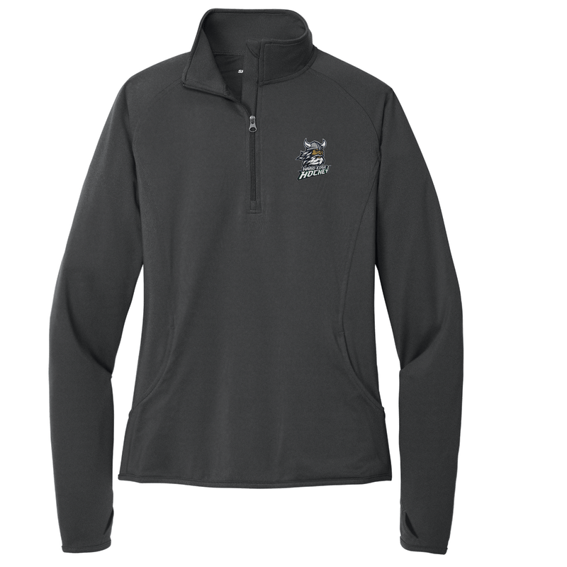 Hard Edge Hockey Ladies Sport-Wick Stretch 1/4-Zip Pullover