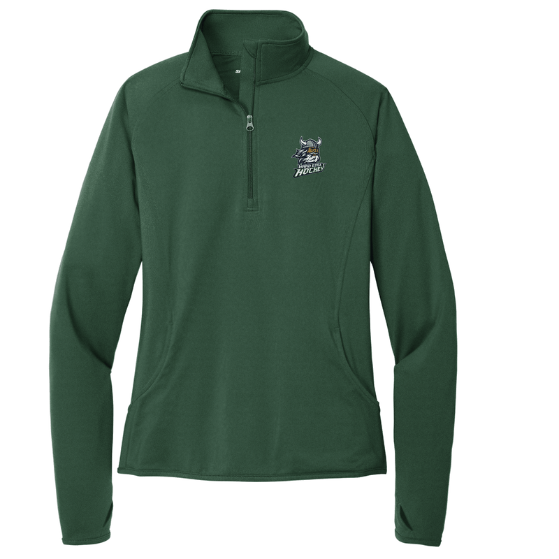 Hard Edge Hockey Ladies Sport-Wick Stretch 1/4-Zip Pullover