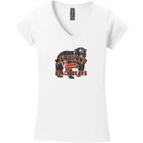 MD Jr. Black Bears Softstyle Ladies Fit V-Neck T-Shirt