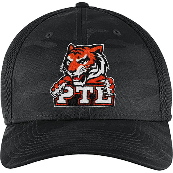 Princeton Tiger Lilies New Era Tonal Camo Stretch Tech Mesh Cap