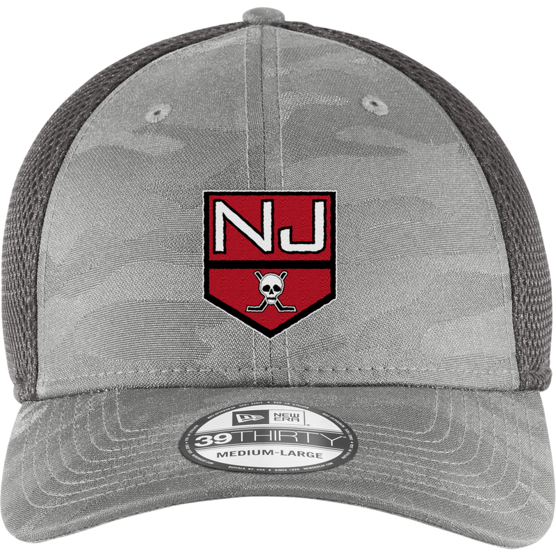 NJ Raiders New Era Tonal Camo Stretch Tech Mesh Cap