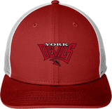 York Devils New Era Snapback Low Profile Trucker Cap