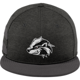 Allegheny Badgers New Era Shadow Heather Striped Flat Bill Snapback Cap