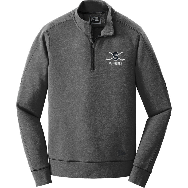 Midd South Hockey New Era Tri-Blend Fleece 1/4-Zip Pullover