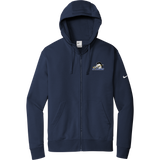 Mid-State Mustangs Nike Club Fleece Sleeve Swoosh Full-Zip Hoodie