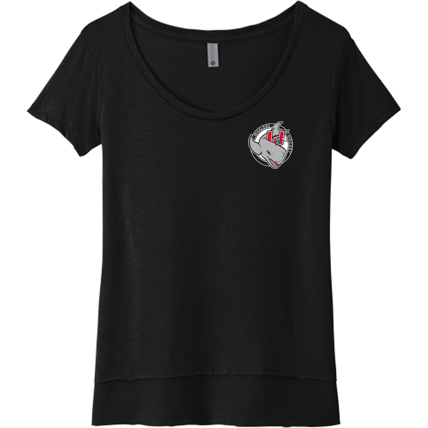 CT Whalers Tier 2 Womens Festival Scoop Neck Tee