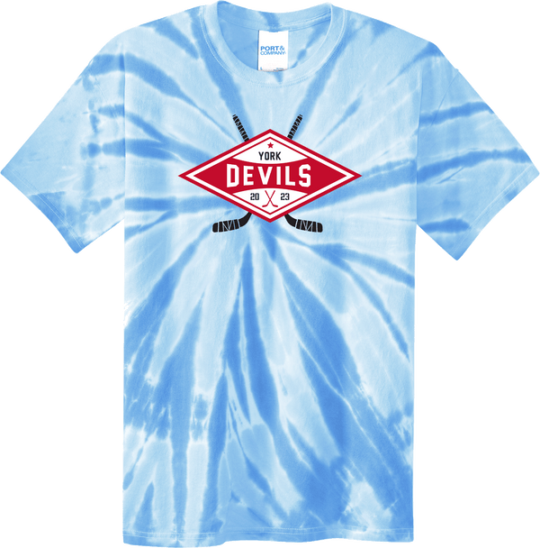 York Devils Youth Tie-Dye Tee