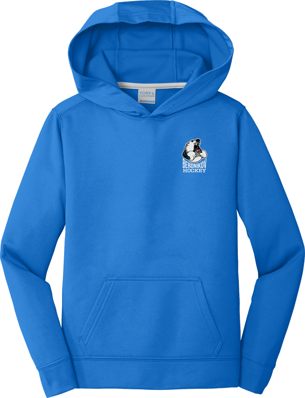 Berdnikov Bears Youth Performance Fleece Pullover Hooded Sweatshirt