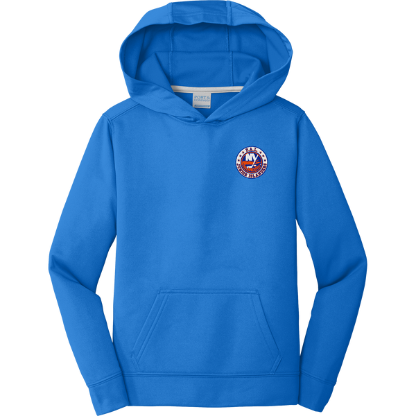 PAL Jr. Islanders Youth Performance Fleece Pullover Hooded Sweatshirt