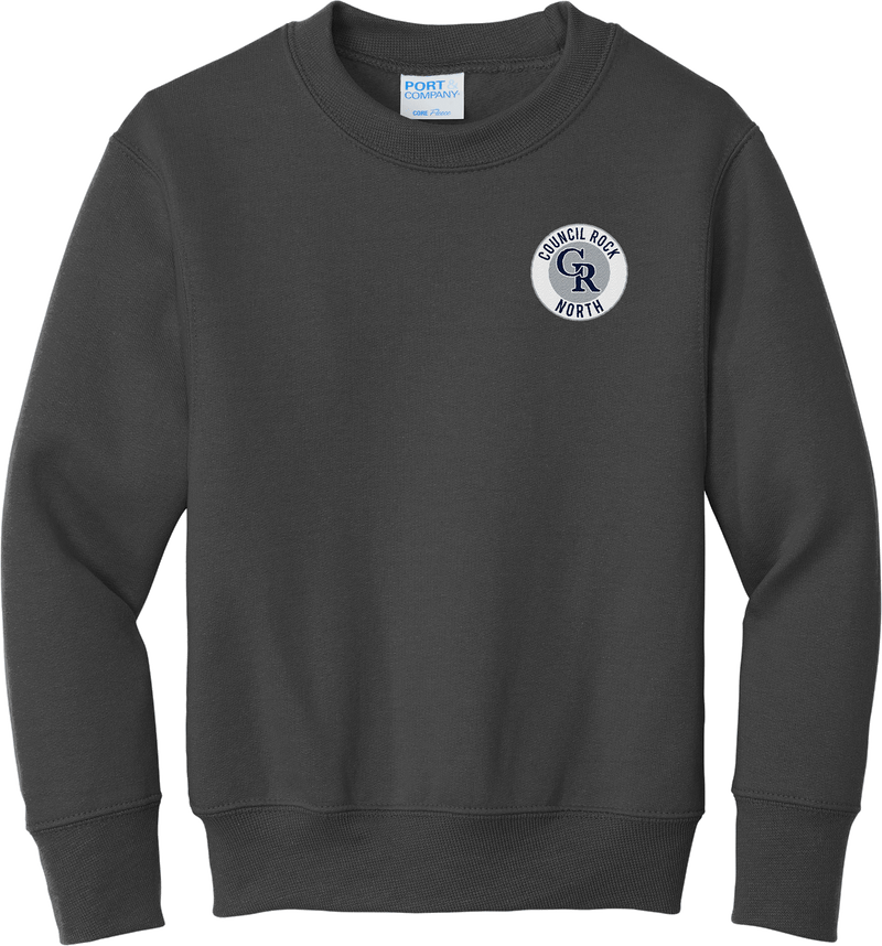 Council Rock North Youth Core Fleece Crewneck Sweatshirt