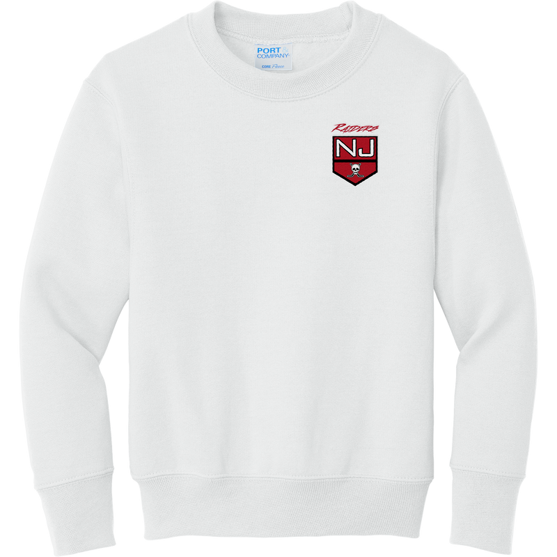 NJ Raiders Youth Core Fleece Crewneck Sweatshirt