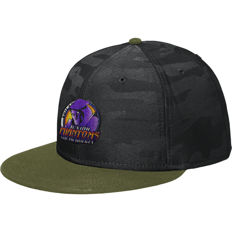 Jr. Phantoms New Era Camo Flat Bill Snapback Cap