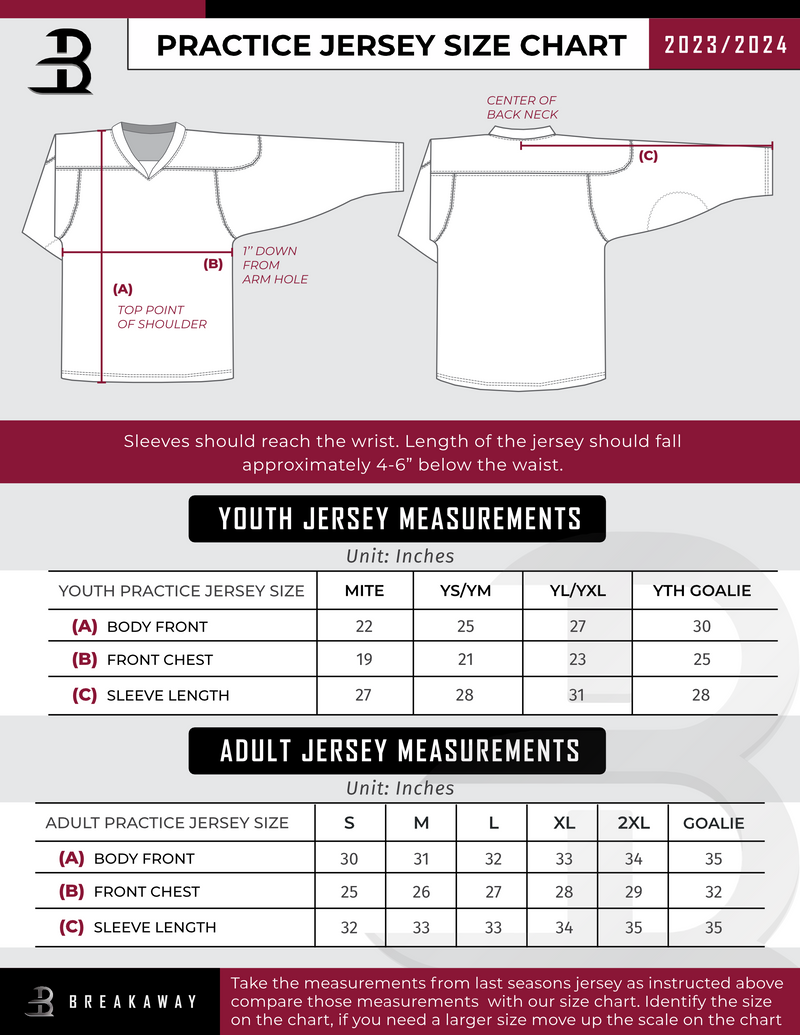 North Park Youth Goalie Practice Jersey
