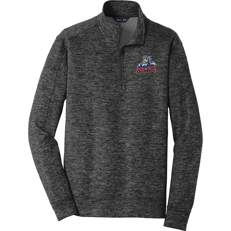 Hartford Jr. Wolfpack PosiCharge Electric Heather Fleece 1/4-Zip Pullover