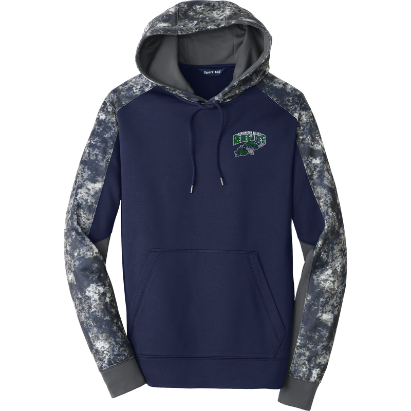 Kensington Valley Renegades Sport-Wick Mineral Freeze Fleece Colorblock Hooded Pullover