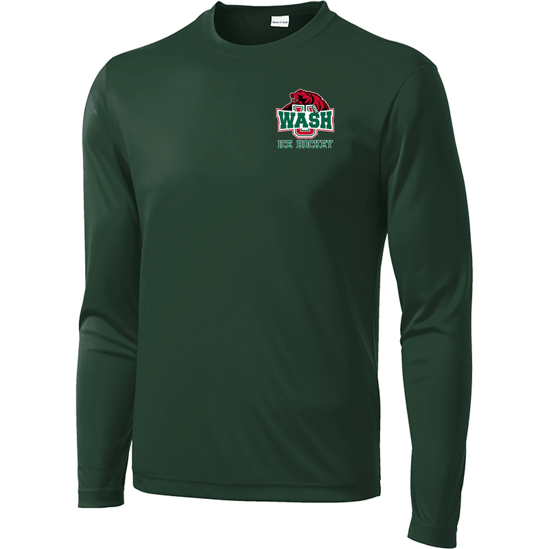 Wash U Long Sleeve PosiCharge Competitor Tee