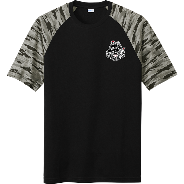 Grundy Senators Drift Camo Colorblock Tee