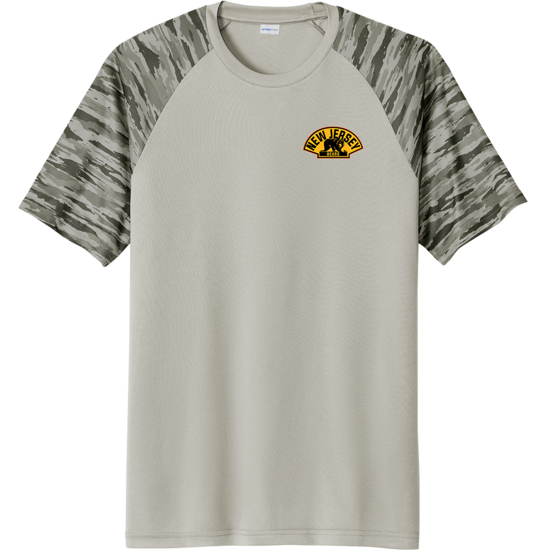 NJ Bears Drift Camo Colorblock Tee